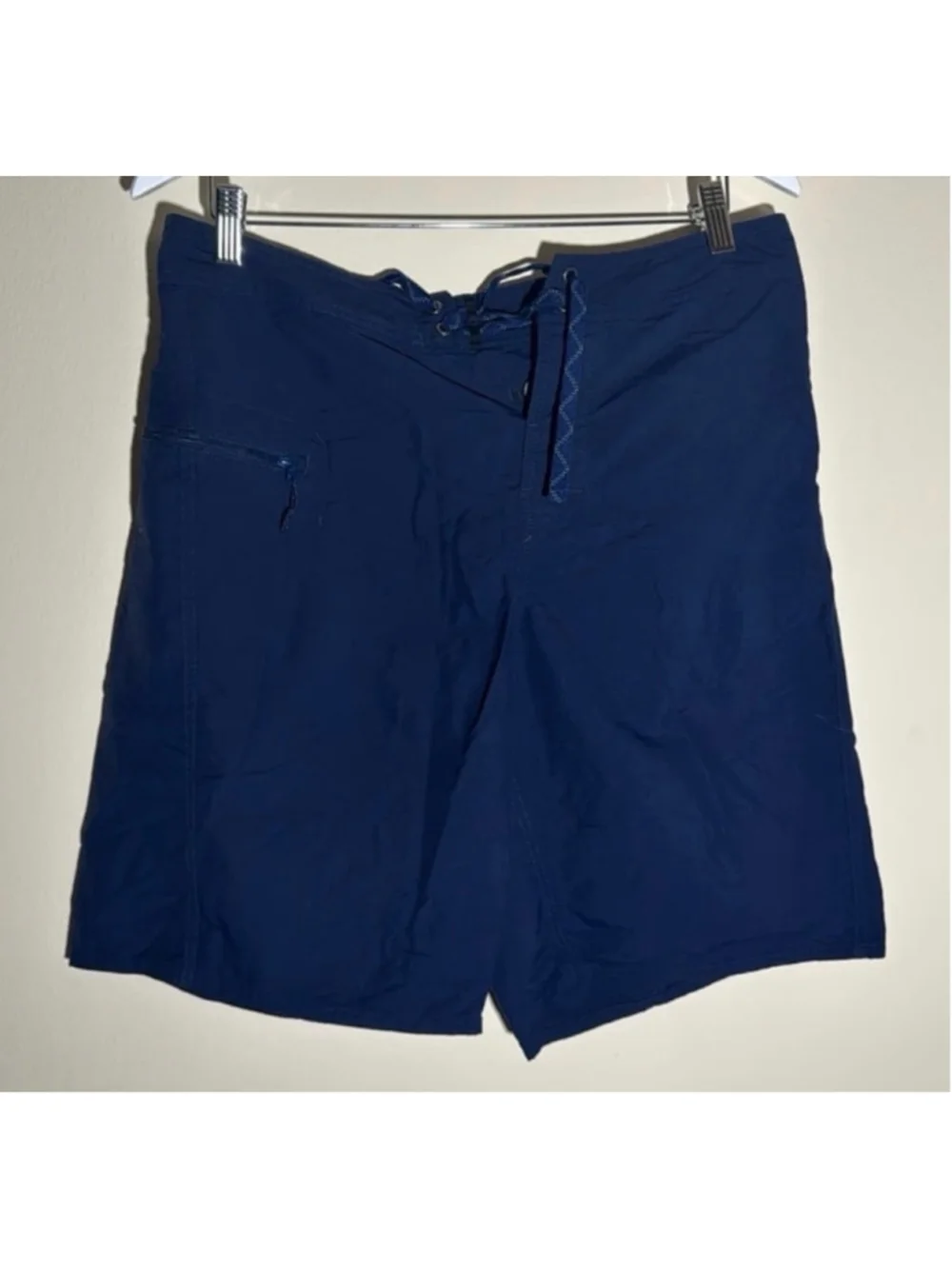 Patagonia Swim Board Shorts Size 33 Blue Green